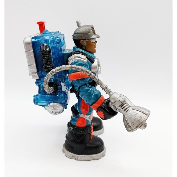 Rescue Heroes Jake Justice w/Voice Tech Pack Fisher Price Mattel 1999 - Picture 2 of 5